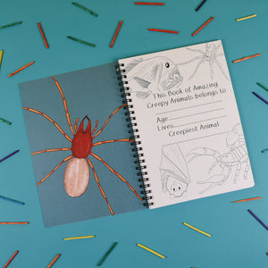 Amazing Creepy Animals Fact And Activity Book