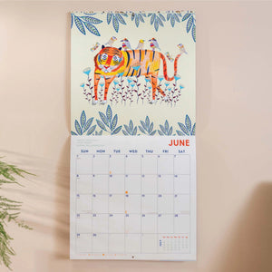 2026 Folk Animals Calendar