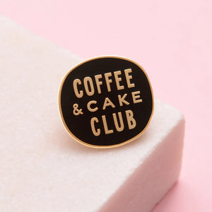 Coffee & Cake Club Enamel Badge