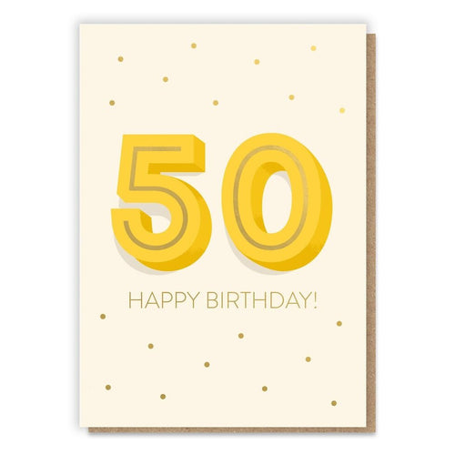 Big 5-0 Birthday Card