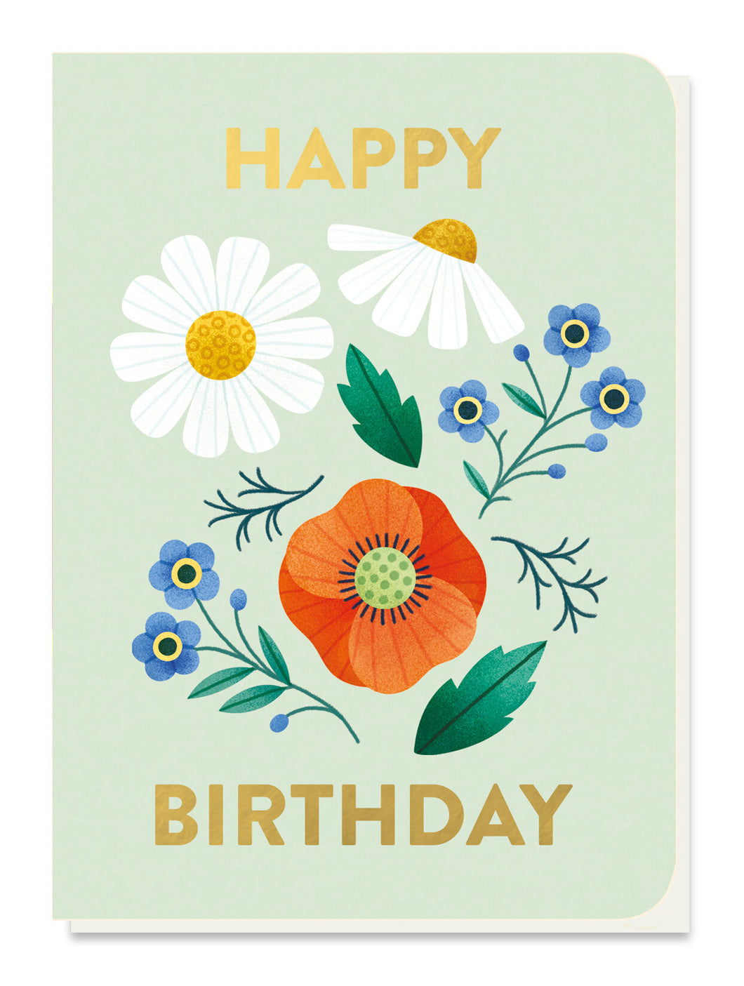 Wild Flowers Seedstick Birthday Card