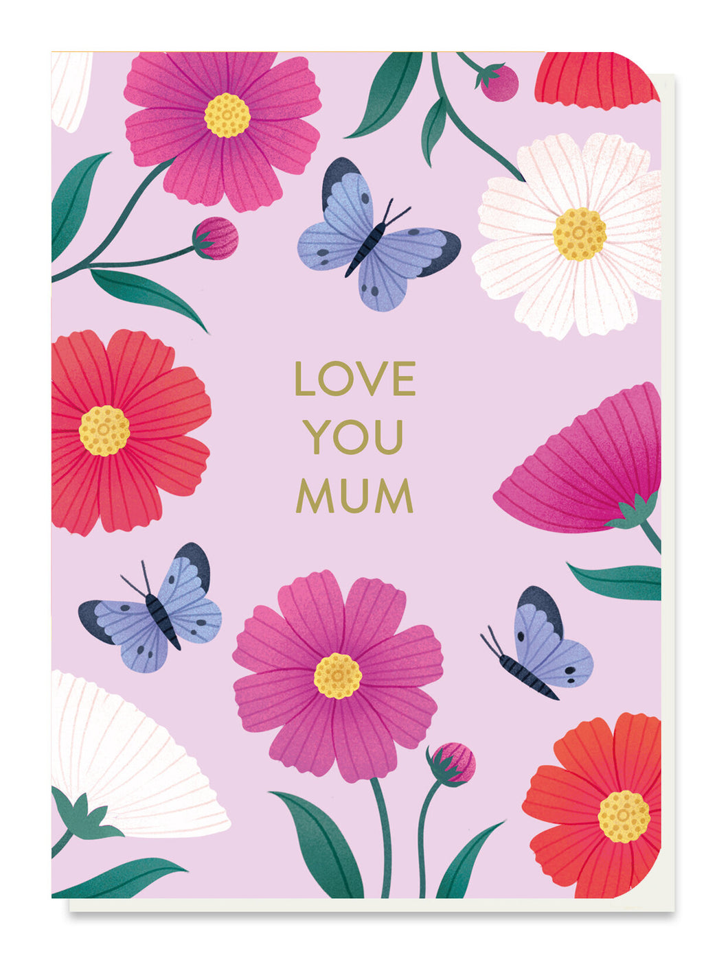 Mum Pom Pom Daisy Seedstick Card