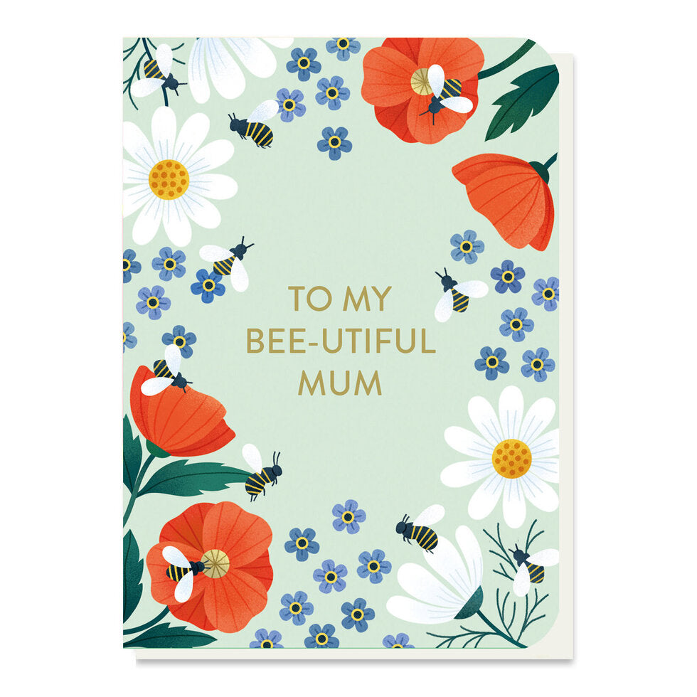 Bee-utiful Mum Seedstick Card