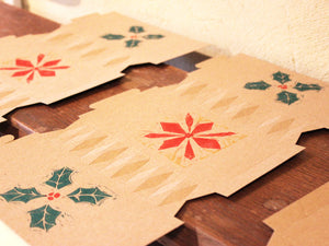 Block Printed Christmas Crackers, Cards or Wrapping Paper - Thursday 21st November 10am