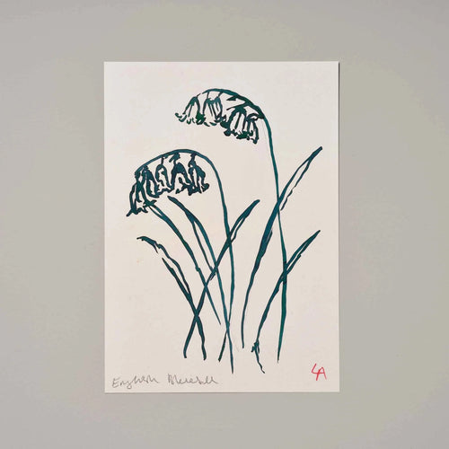 A4 Bluebell Art Print