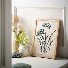 A4 Bluebell Art Print