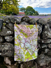 Bovey Tracey Map Tea Towel