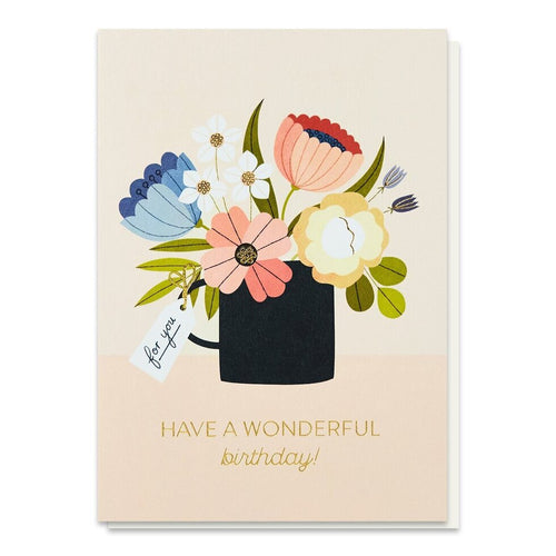 Bouquet Birthday Card