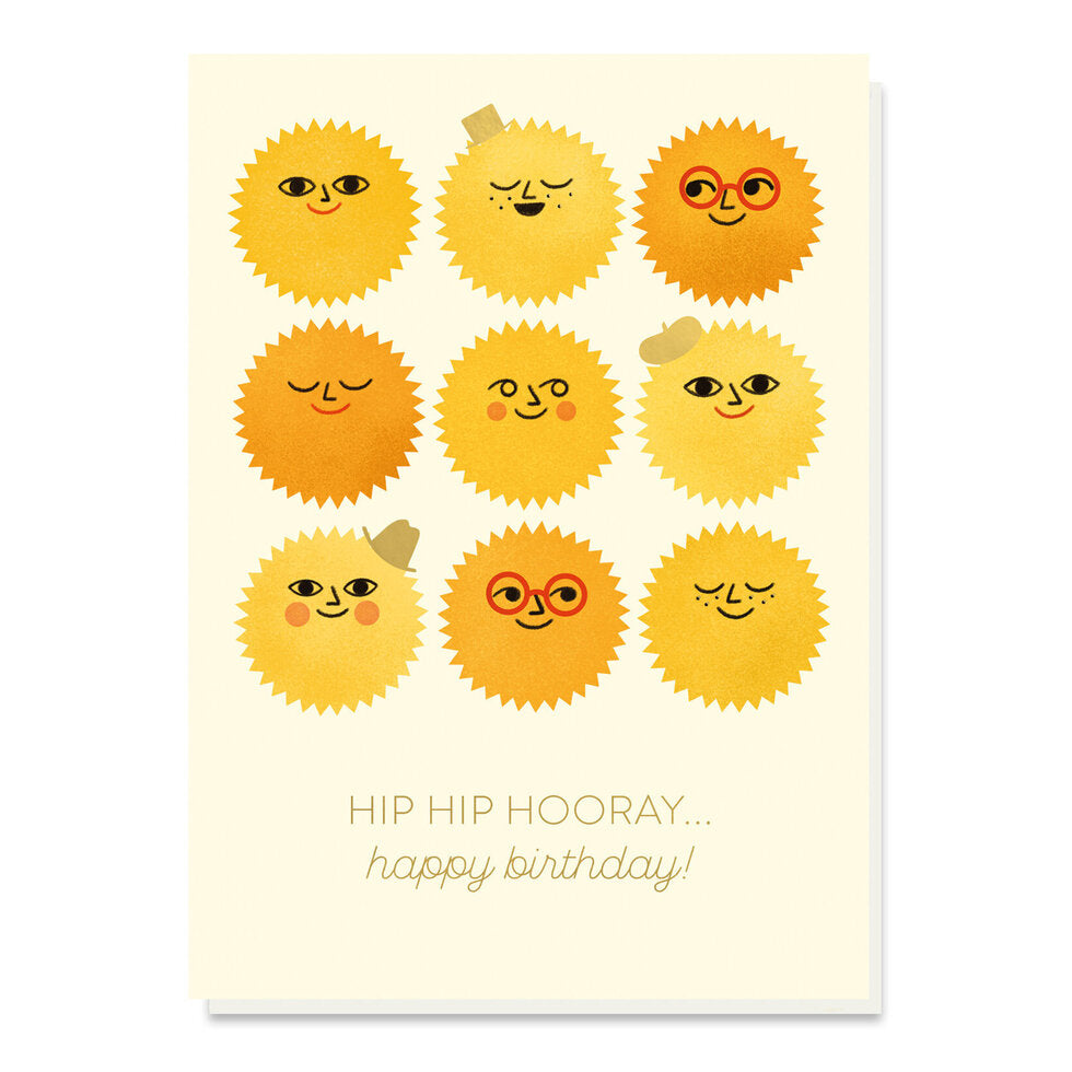 Sunny Faces Birthday Card