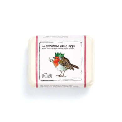 12 Christmas Robin Chocolate Eggs