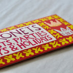 Close up of packaging for paper coronets pack with decorative border and text by Cambridge Imprint