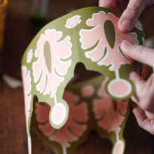 Making the paper crowns by Cambridge Imprint