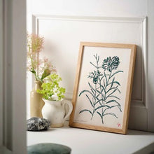 A4 Cornflower Art Print