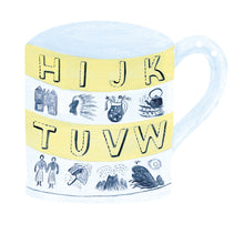Pottery Bunting, 6 Hanging Mugs