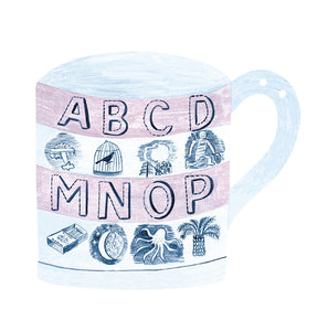 Pottery Bunting, 6 Hanging Mugs