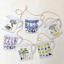 Pottery Bunting, 6 Hanging Mugs