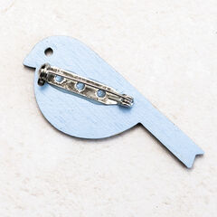 Bullfinch Hand Painted Brooch
