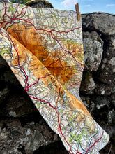 Dartmoor Map Tea Towel
