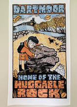 Dartmoor Huggable Rock Tea Towel