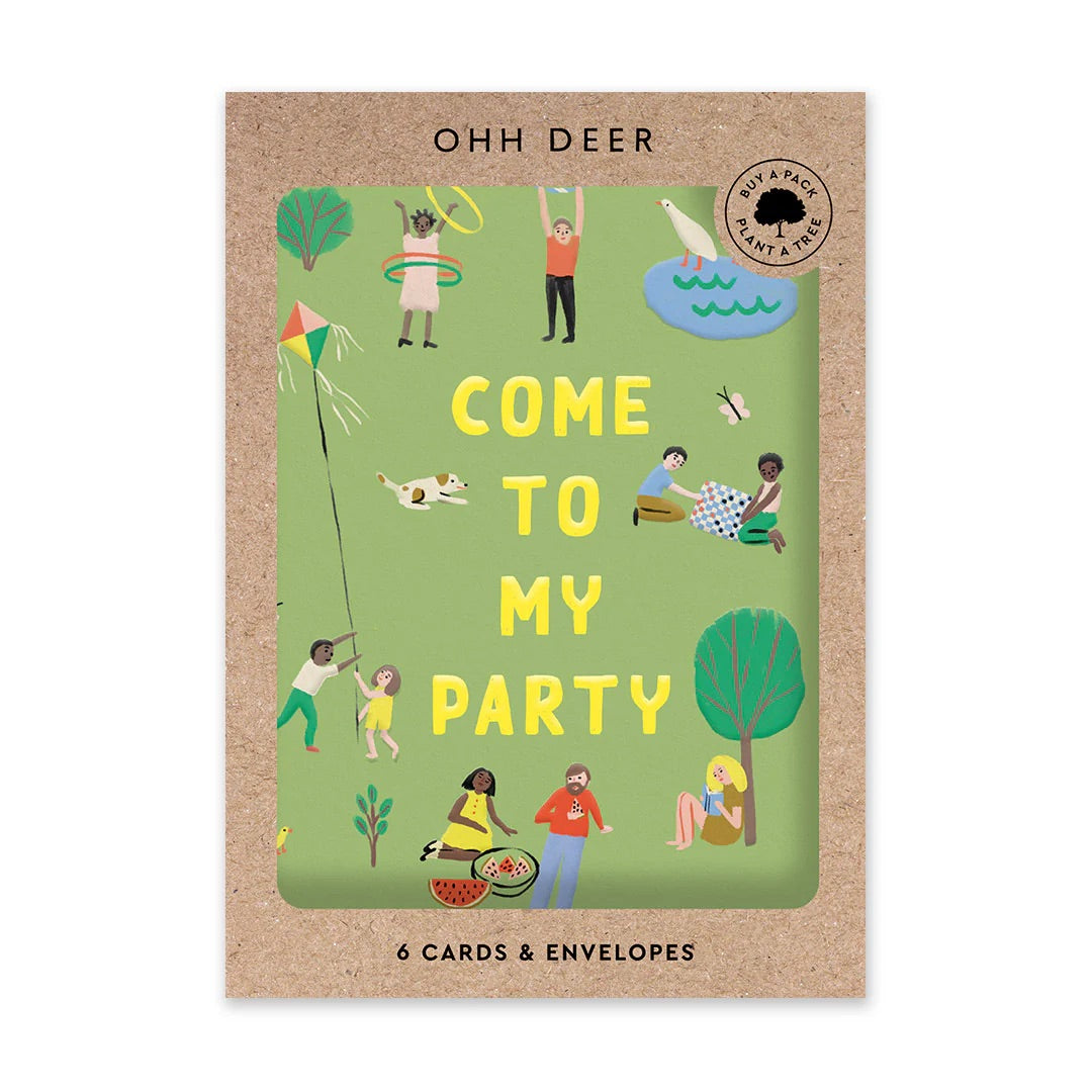 Come To My Party Invitation Pack