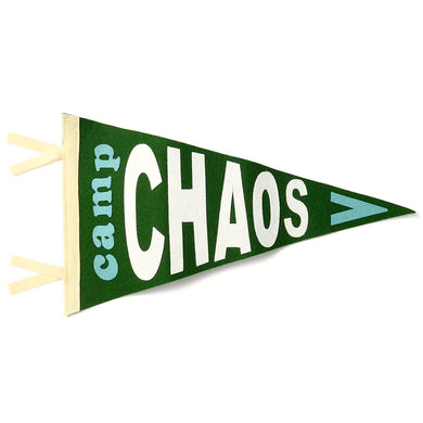 Camp Chaos Pennant Flag