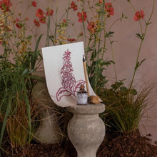A4 Foxglove Art Print