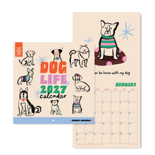 Dog Life Square 2027 Calendar