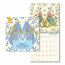 Folk Animals Square 2027 Calendar