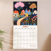 Folk Art Plantscapes Square 2027 Calendar