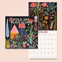 Folk Art Plantscapes Square 2027 Calendar