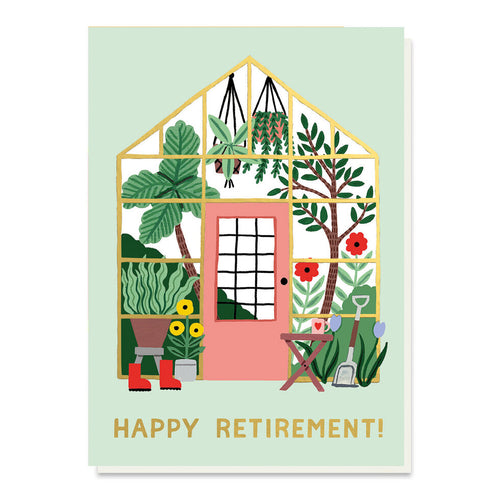 The Greenhouse Happy Retirement Card