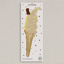 Ice Cream Cone Embroidered Bookmark