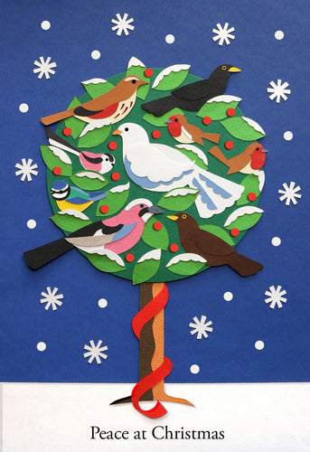 Peace Birds Christmas Cards, Pack of 6