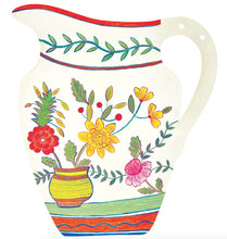 Pottery Bunting, 6 Spring Flower Jugs