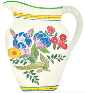 Pottery Bunting, 6 Spring Flower Jugs