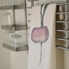 Purple Turnip Tea Towel