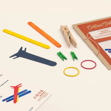 Kit to make a model aeroplane from Cotton Twist