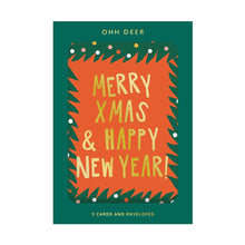 Merry Christmas Card 9 Pack