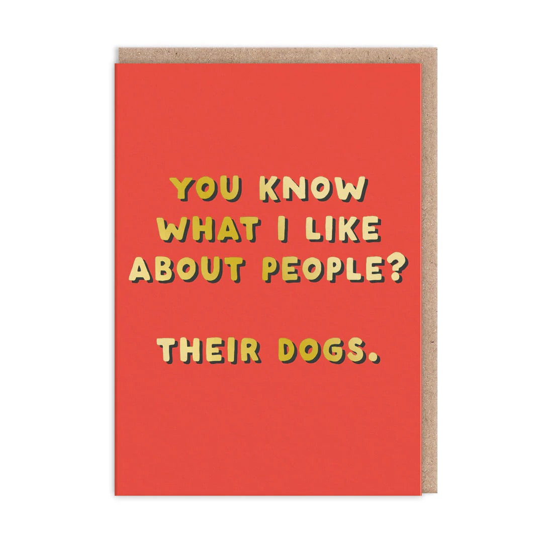 What I Like About People Card