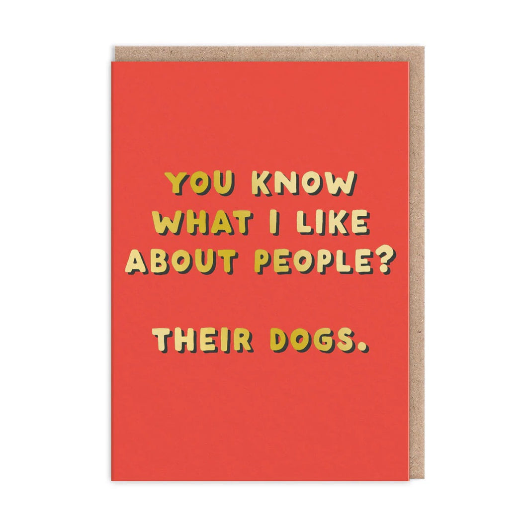 What I Like About People Card