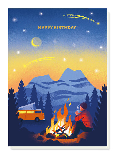 Under The Stars Birthday Card