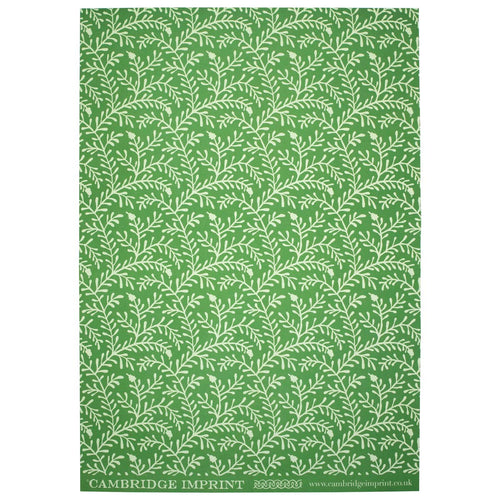 Patterned Paper Sprig, Pea Green