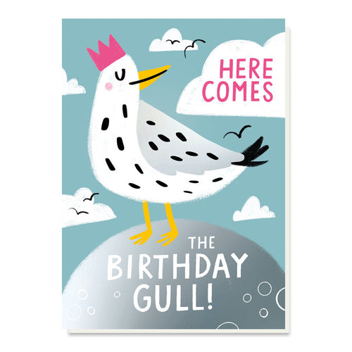 Birthday Gull Greeting Card