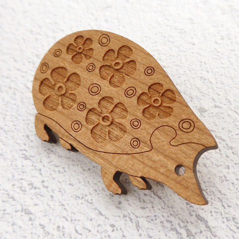 Hedgehog Brooch