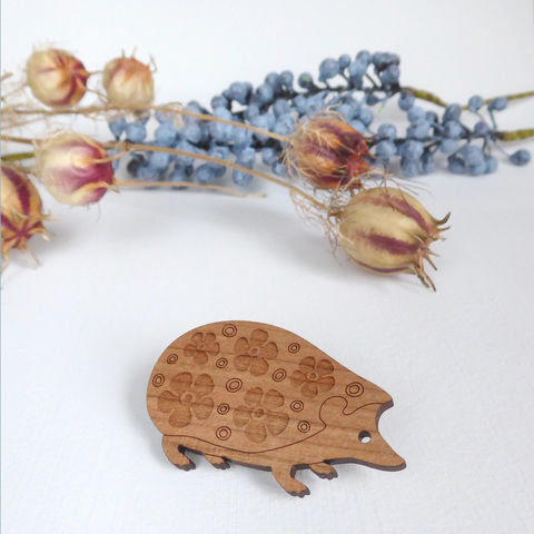 Hedgehog Brooch