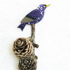 Starling Hand Painted Brooch