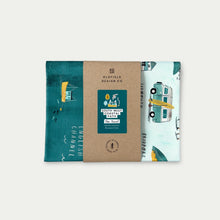 Tea Towel featuring an illustration of the South West Coast Path