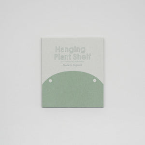 Hanging Plant Shelf - Green Wash