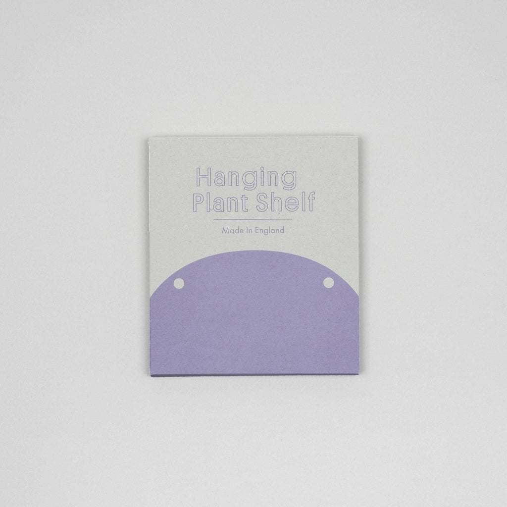 Hanging Plant Shelf - Lilac Wash