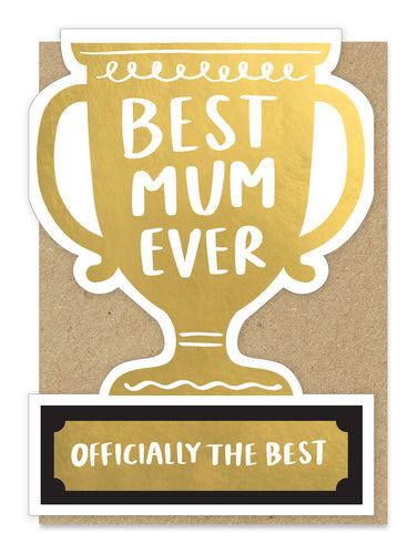 Best Mum Trophy Card